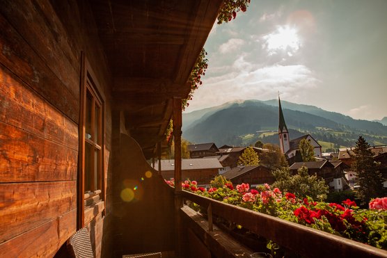 Aussicht Hotel zur Post in Alpbach