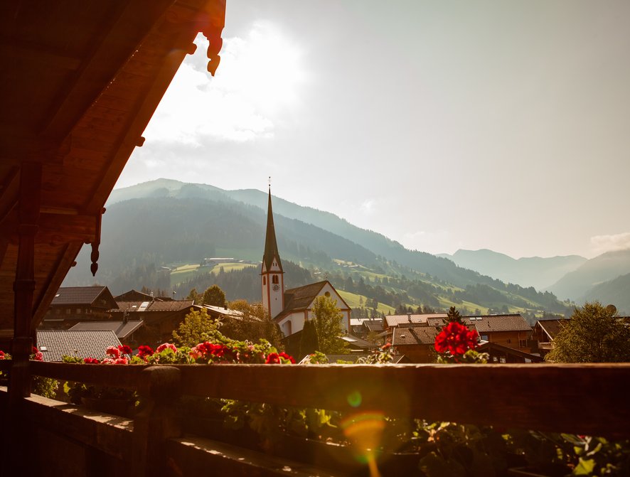 Aussicht Hotel zur Post in Alpbach